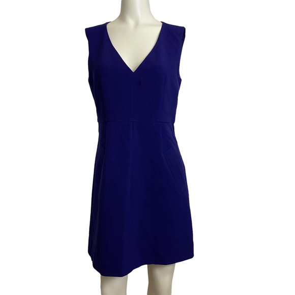 Diane Von Furstenberg Dress Size 8 Carpreena Mini Sheath : Purple Haze - Picture 4 of 7
